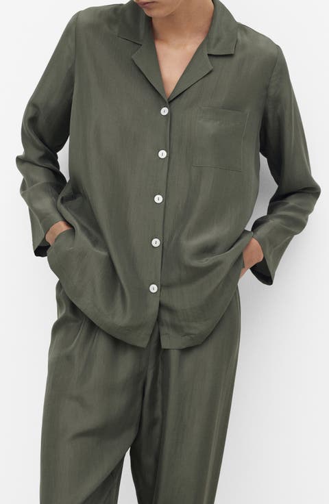 Silk Pajama Shirt