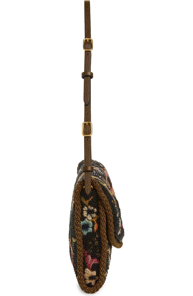 Valentino Garavani Vain Soft Embroidered Top Handle Bag, Alternate, color, Multi Brown