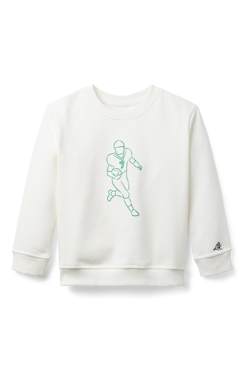 Football Fleece Parker Sweatshirt