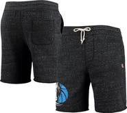 Homage Men's Homage Charcoal Dallas Mavericks Primary Logo Tri-Blend Sweat Shorts