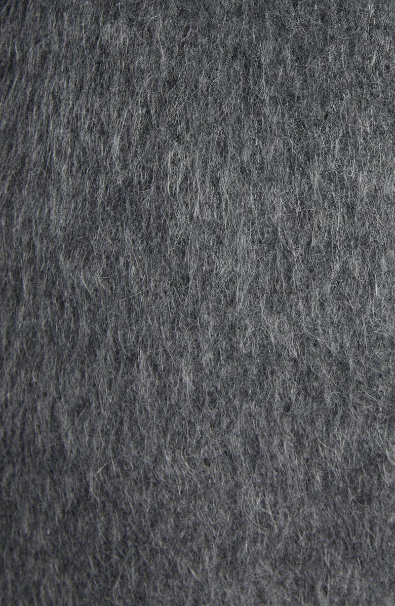 Moncler Fuzzy Wool Blend Skirt, Alternate, color,