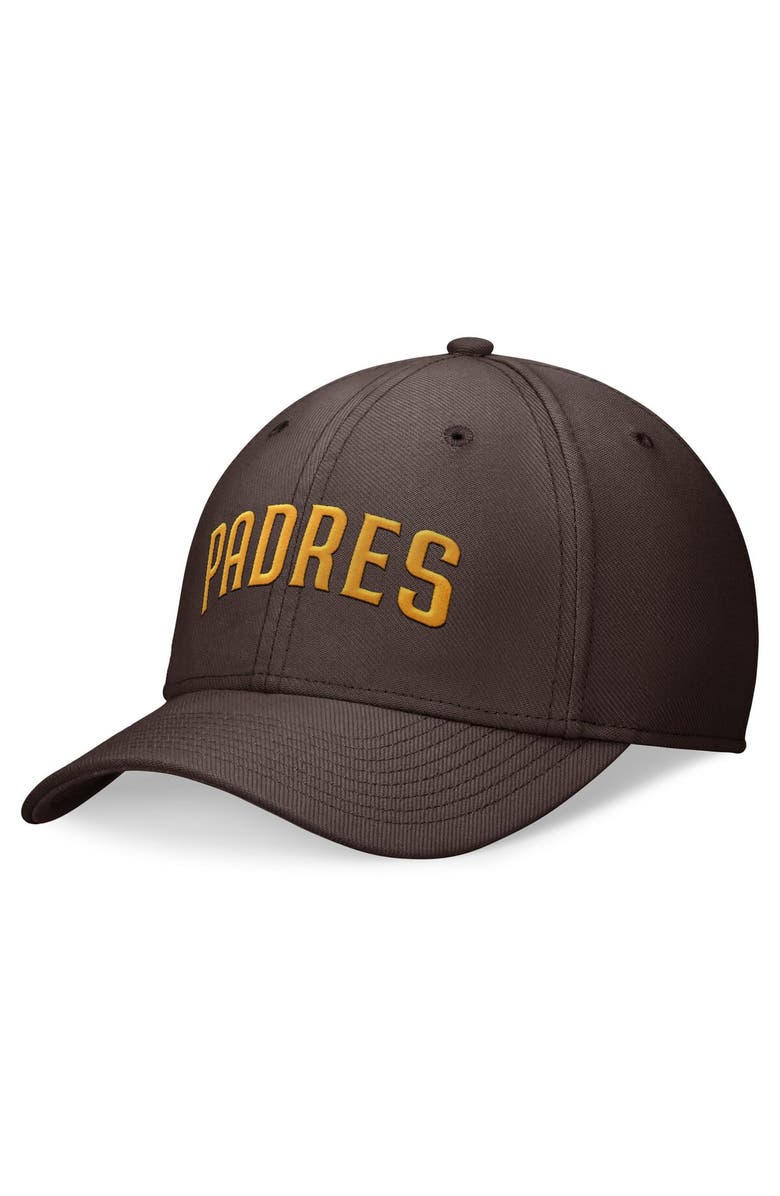 Nike Men's Nike Brown San Diego Padres Performance Flex Hat, Main, color, Brown