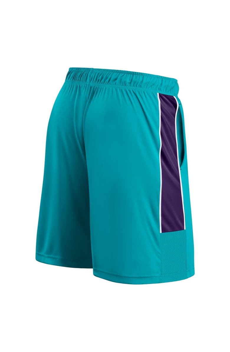 FANATICS Men's Fanatics Branded Teal Charlotte Hornets Game Winner Defender Shorts, Alternate, color, Teal