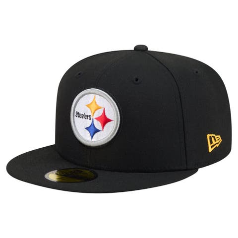 Men's New Era Black Pittsburgh Steelers 59FIFTY Fitted Hat