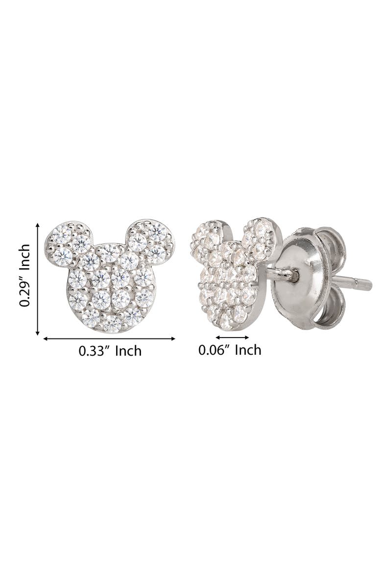 Mickey Mouse Earrings for Women Official License, Sterling Silver, Alternate, color, Silver