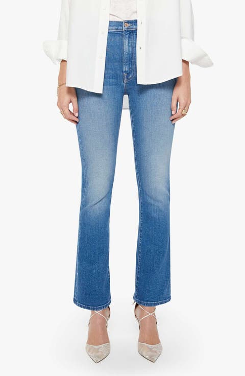 The Hustler Skimp High Waist Bootcut Jeans (Kissing the Caddy)