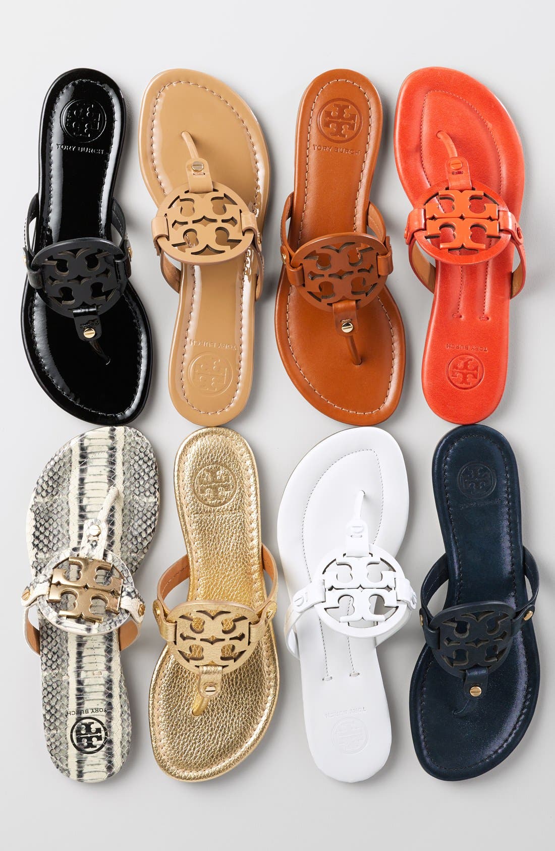 Tory Burch 'Miller 2' Logo Sandal, Alternate, color, 