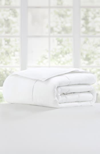 Homespun Cotton Comforter Duvet Insert In White