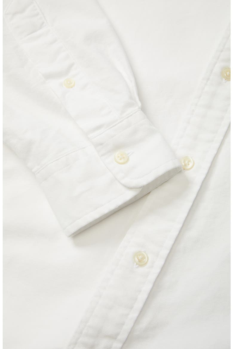 Big Button-Down Oxford Shirt, Alternate, color, BSR WHITE