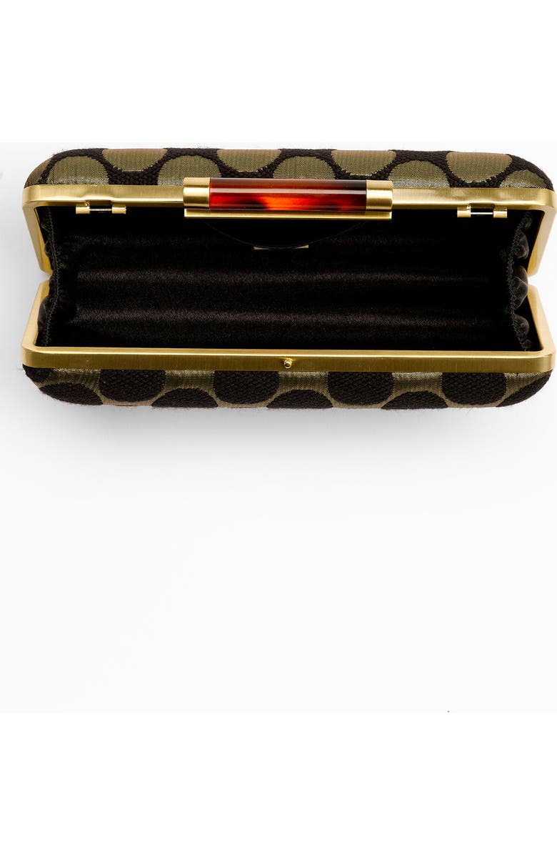 Diane von Furstenberg 'Tonda' Print Cotton Clutch, Alternate, color,