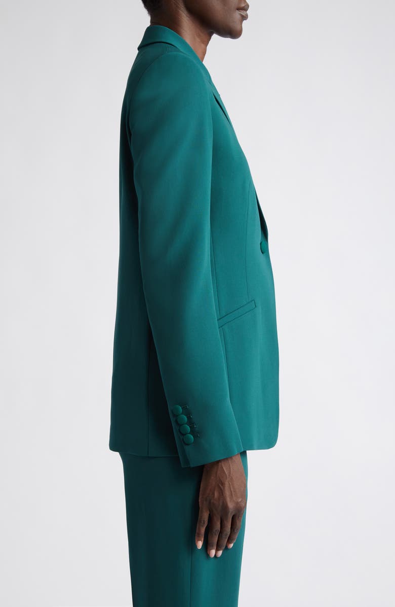 Lafayette 148 New York One-Button Cutaway Tailored Blazer, Alternate, color, 