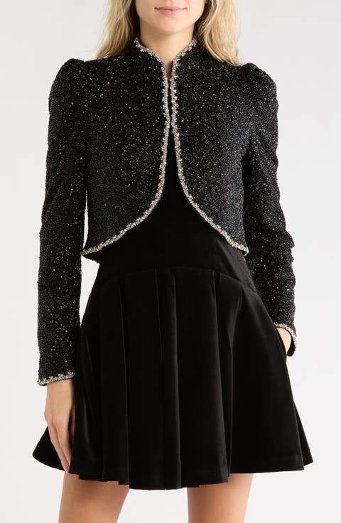 Ilaria Embellished Crop Jacket
