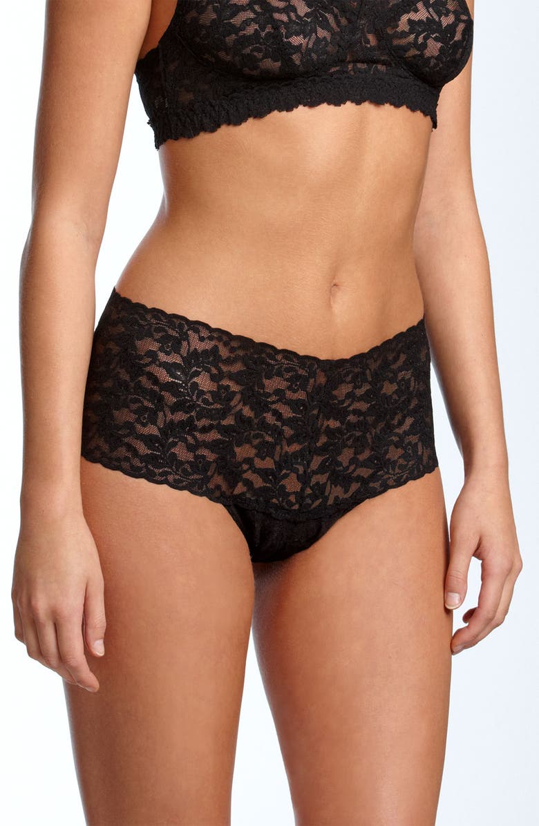 Retro High Waist Thong