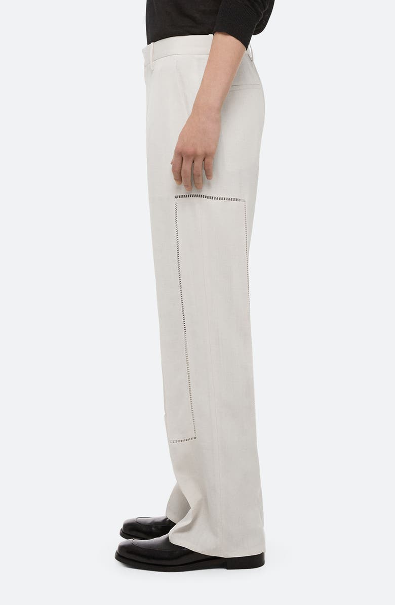 Helmut Lang Border Relaxed Fit Slub Viscose Carpenter Pants, Alternate, color, 