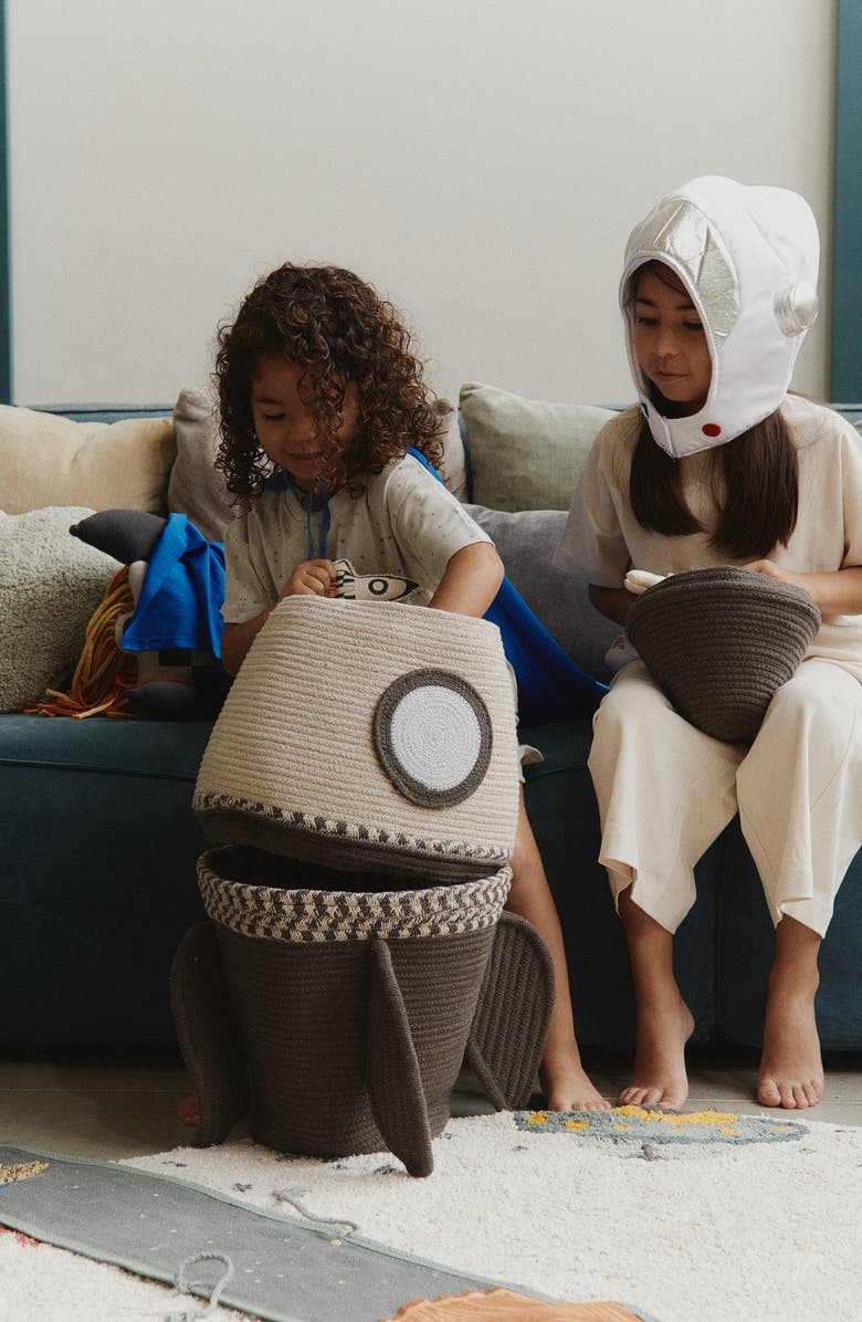 Lorena Canals Giant Basket Rocket, Alternate, color, Dark Grey