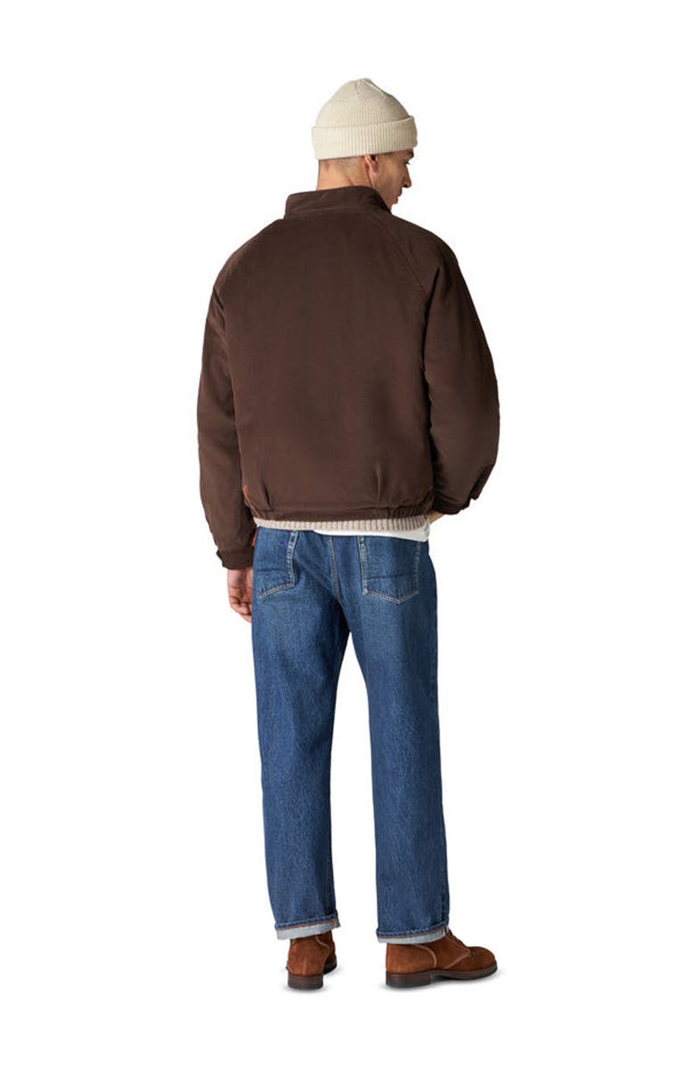 Fortela Carol Cotton Corduroy Zip-Up Jacket, Alternate, color, Brown