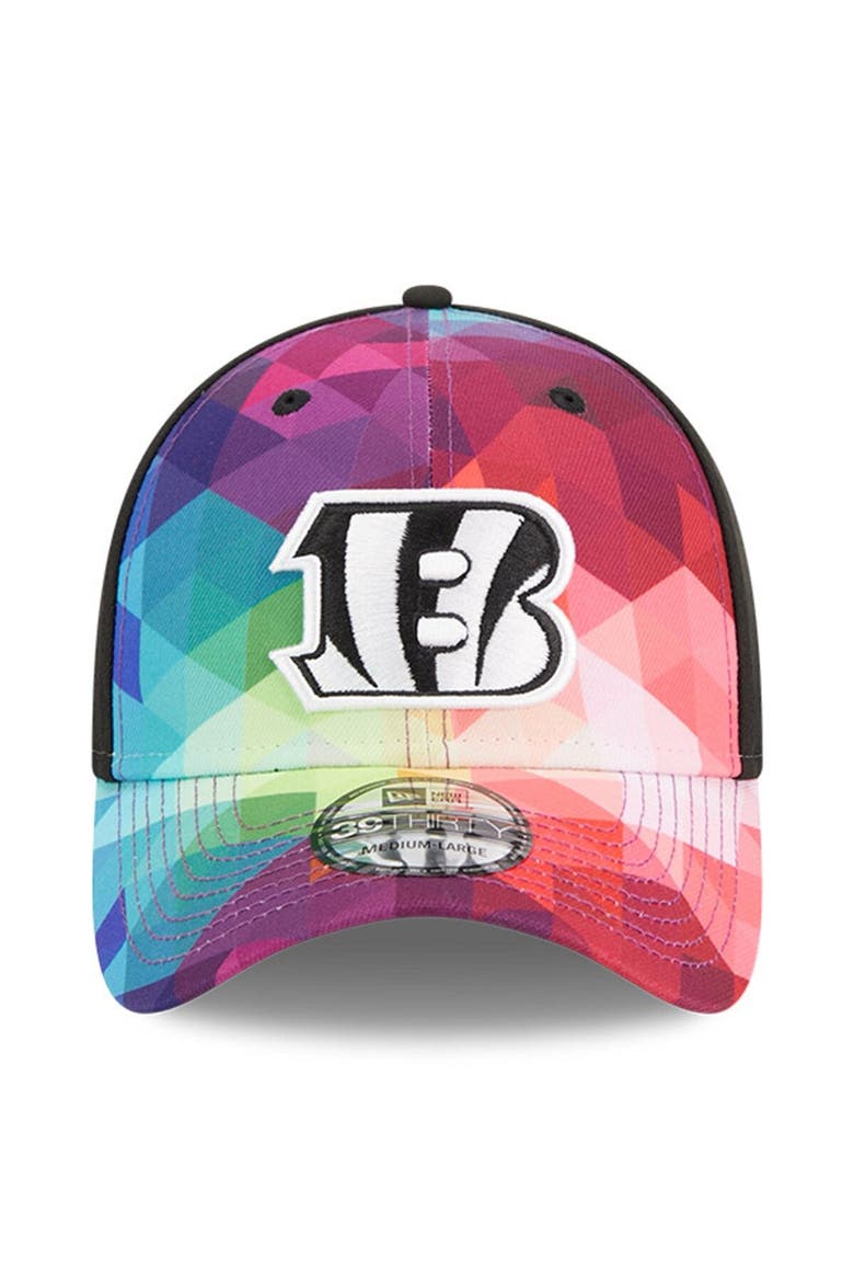 Men's New Era  Pink Cincinnati Bengals 2023 NFL Crucial Catch 39THIRTY Flex Hat, Alternate, color, Pink