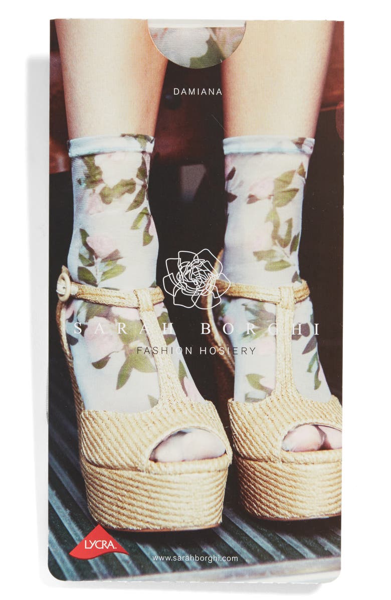 Sarah Borghi Damiana Ankle Socks, Alternate, color,