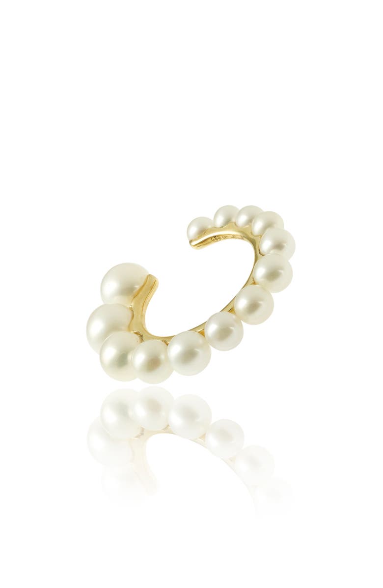 Yvonne Léon Freshwater Pearl Ear Cuff, Main, color,