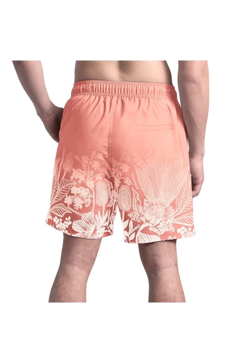Men's Margaritaville  Coral Houston Astros Lagoon Fiesta Swim Shorts, Alternate, color, Coral