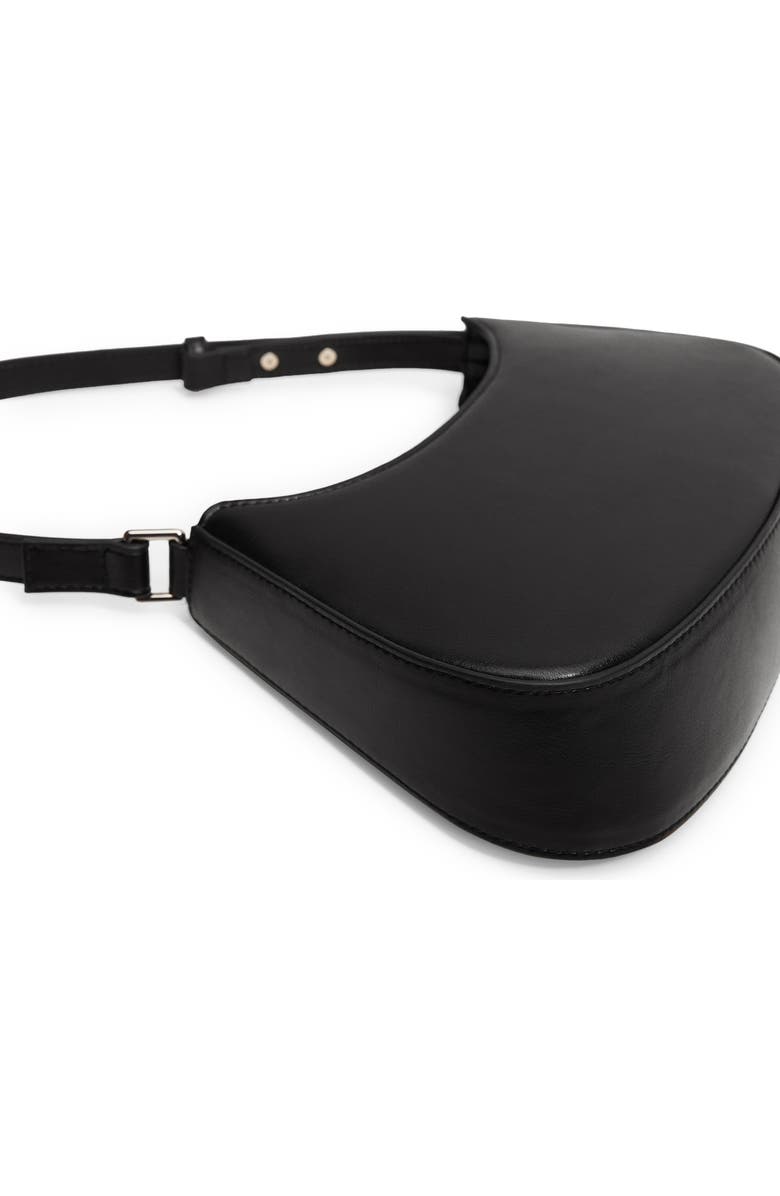 MANGO Baguette Faux Leather Bag, Alternate, color,