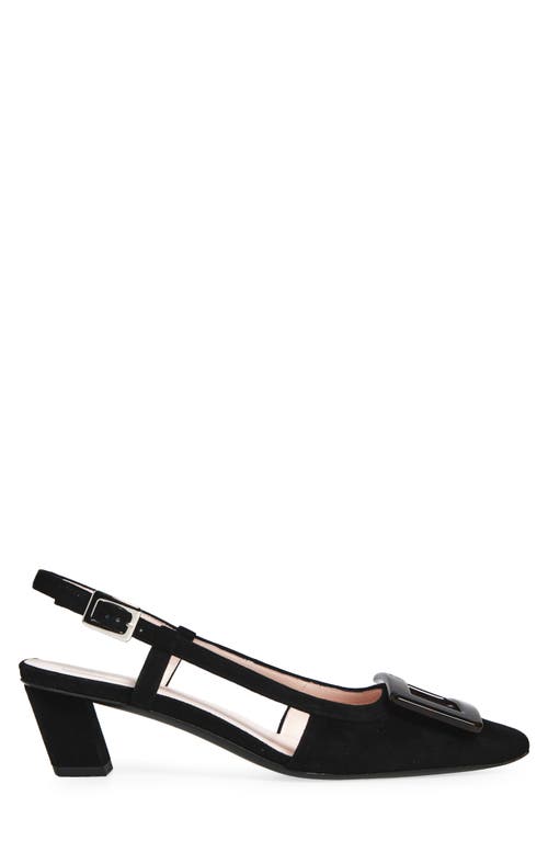 Roger Vivier Vivier Slingback Pumps Turtle Buckle Detail In Black