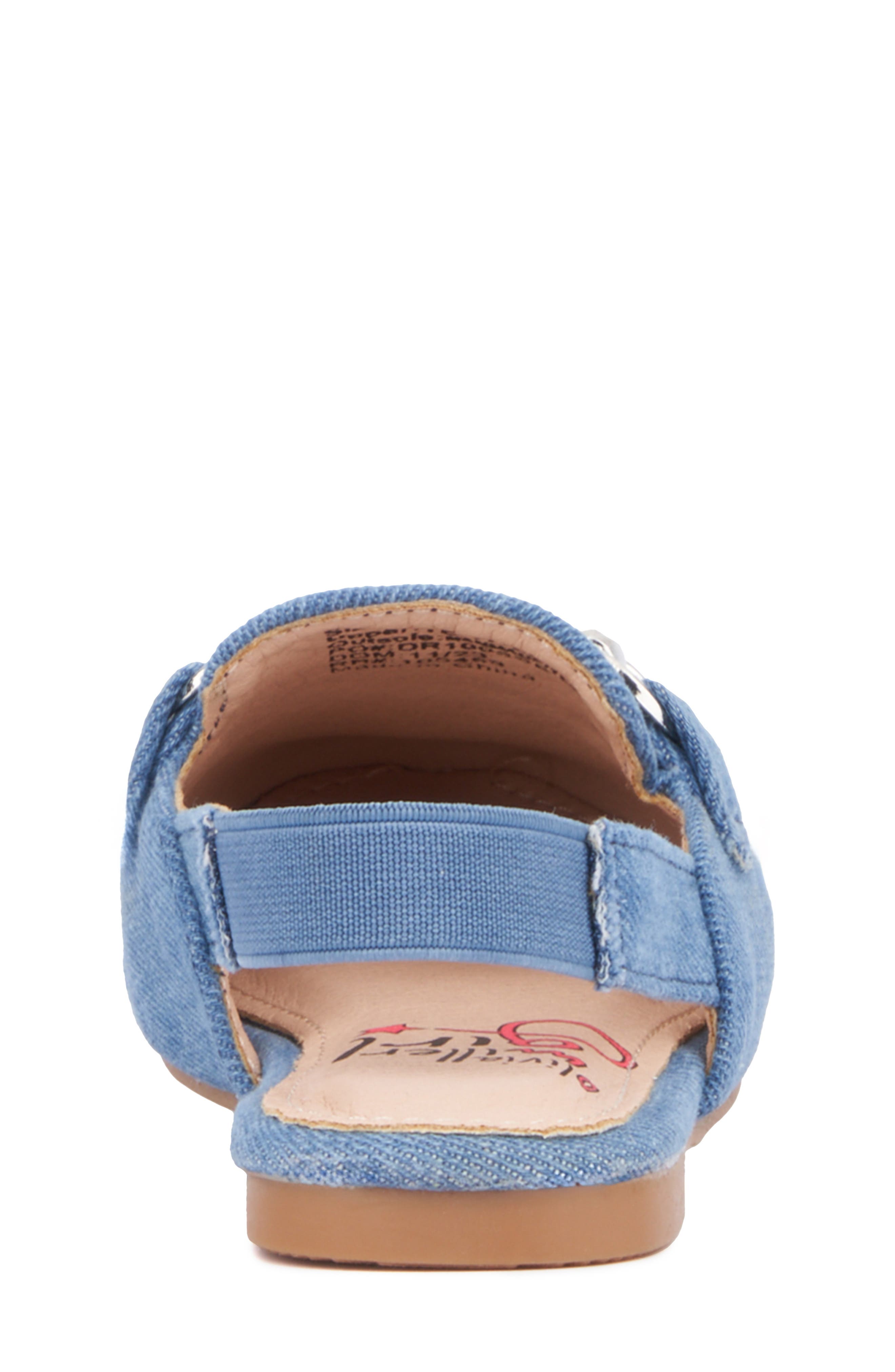 OLIVIA MILLER Kids' Diamond Quilt Mule, Alternate, color, Denim