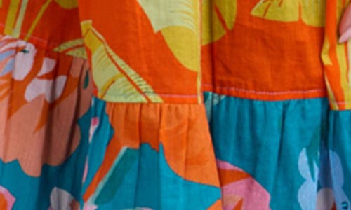 Saachi Mixed Floral Tunic Dress