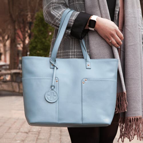 Youzey Vegan Leather Classic Tote In Green
