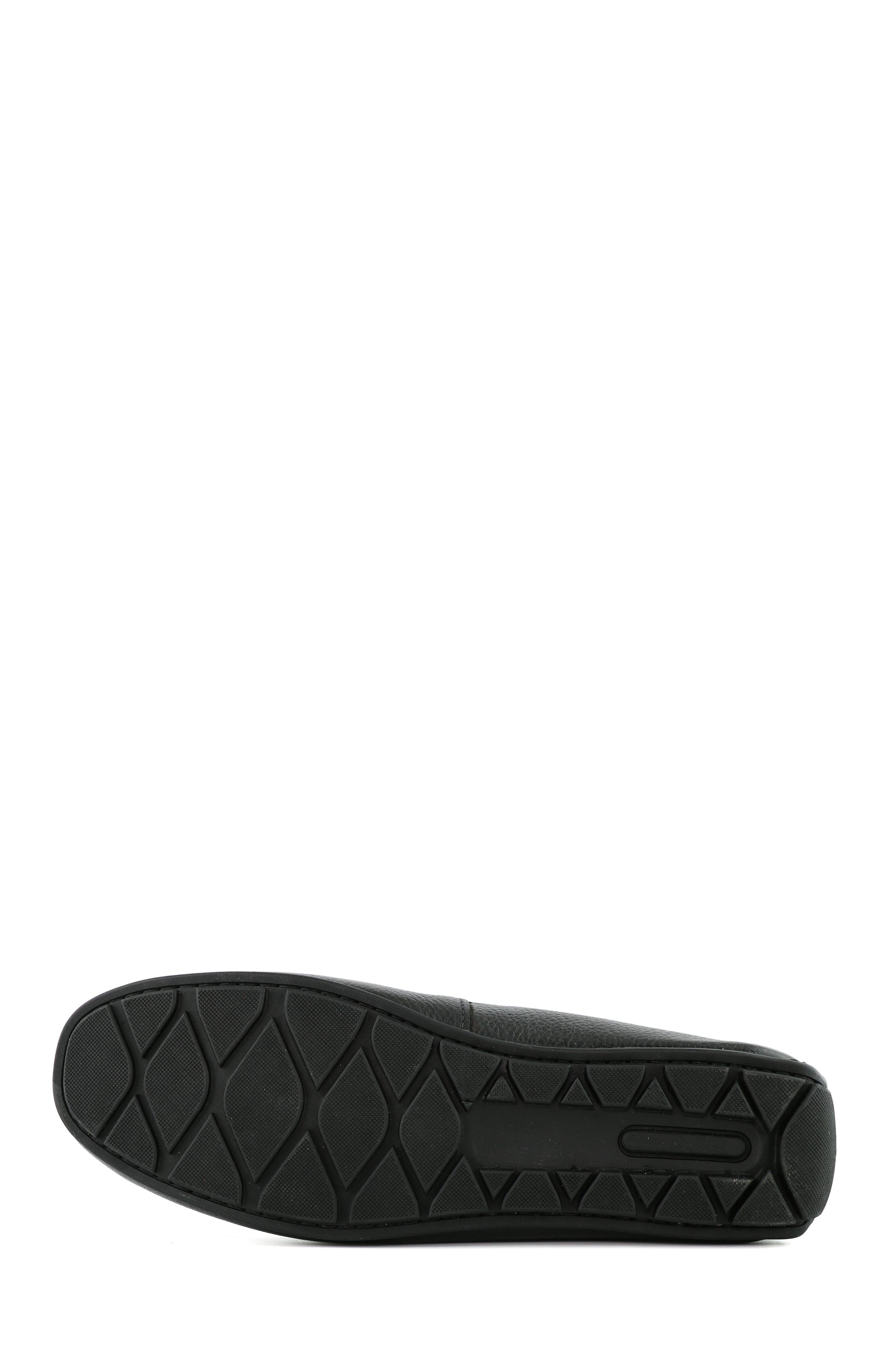 West Village Leather Slip On Penny Loafer, Alternate, color, Black Grainy Leather