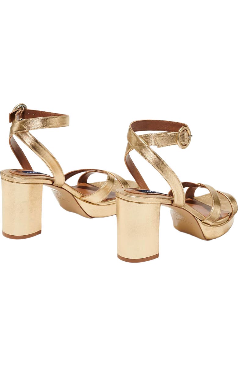 MARGAUX The Platform Sandal, Alternate, color, Gold