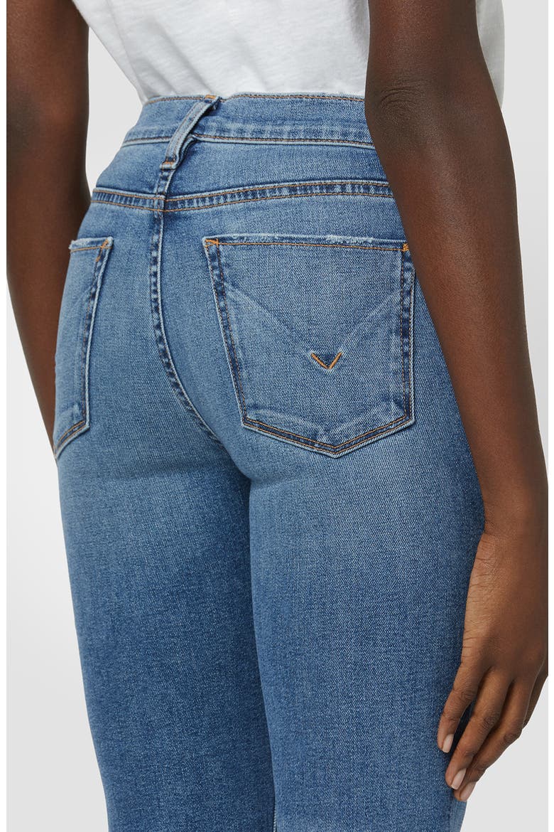 Nico Distressed Crop Straight Leg Jeans, Alternate, color, SEAGLASS