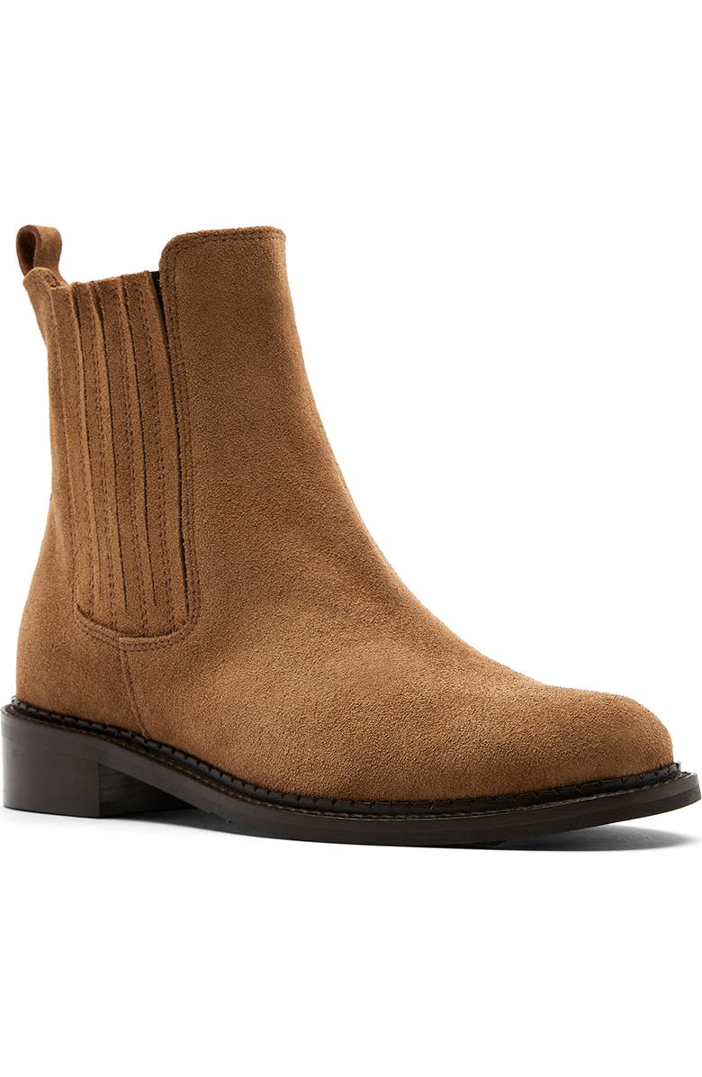 La Canadienne Siera City Dry<sup>™</sup> Waterproof Chelsea Boot, Main, color, Toffee Suede