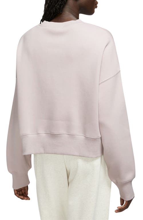Nike Phoenix Fleece Crewneck Sweatshirt In Pink