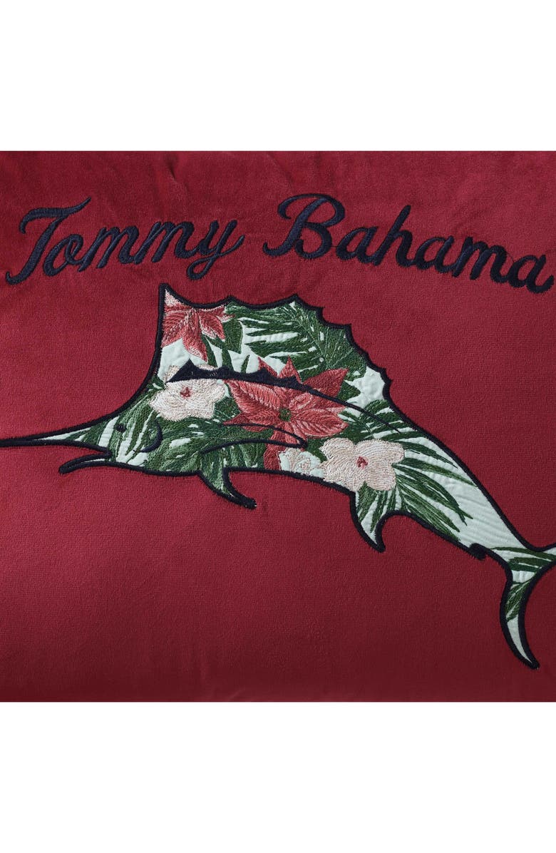 Tommy Bahama Holiday Marlin Breakfast Pillow, Alternate, color, Red