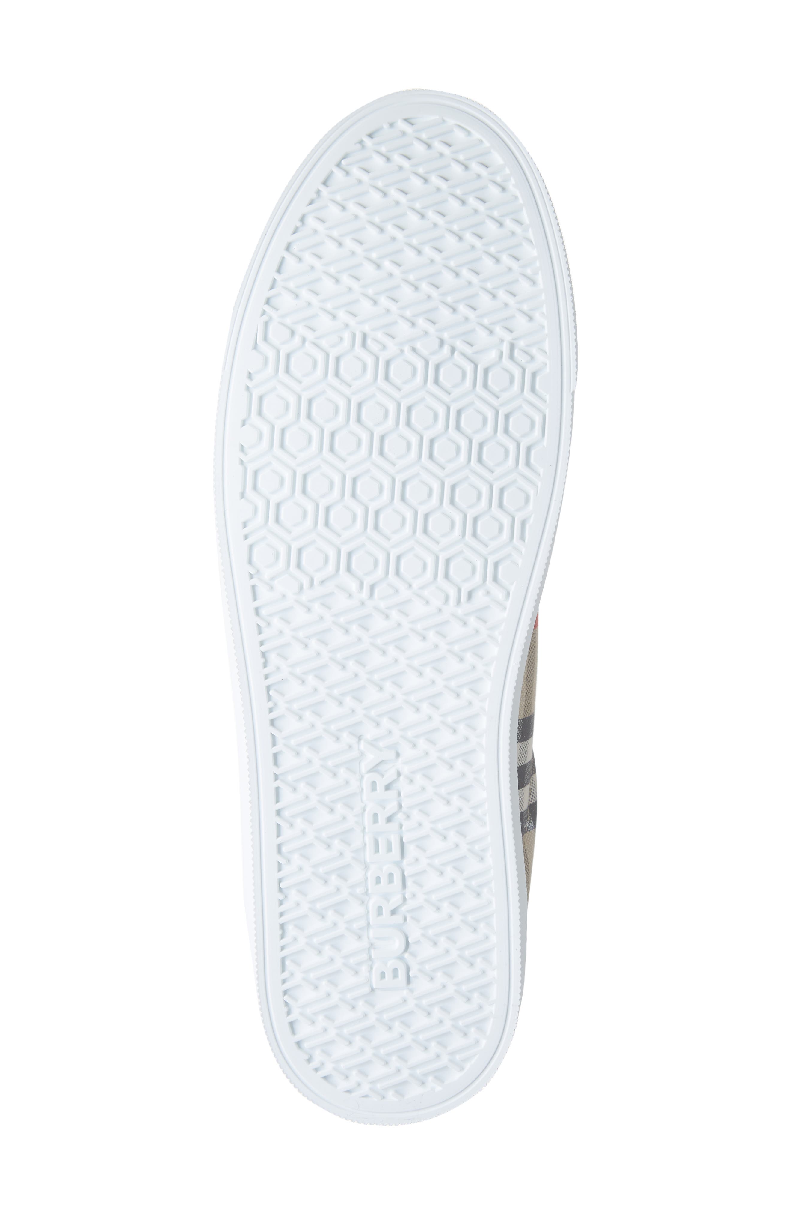 Burberry Albridge Vintage Check Low Top Sneaker, Alternate, color, Archive Beige