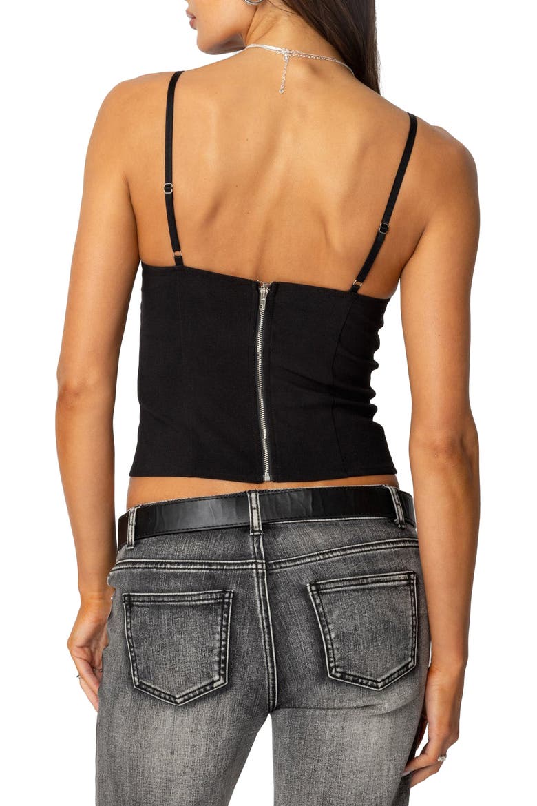 Liana Cutout Camisole, Alternate, color, BLACK