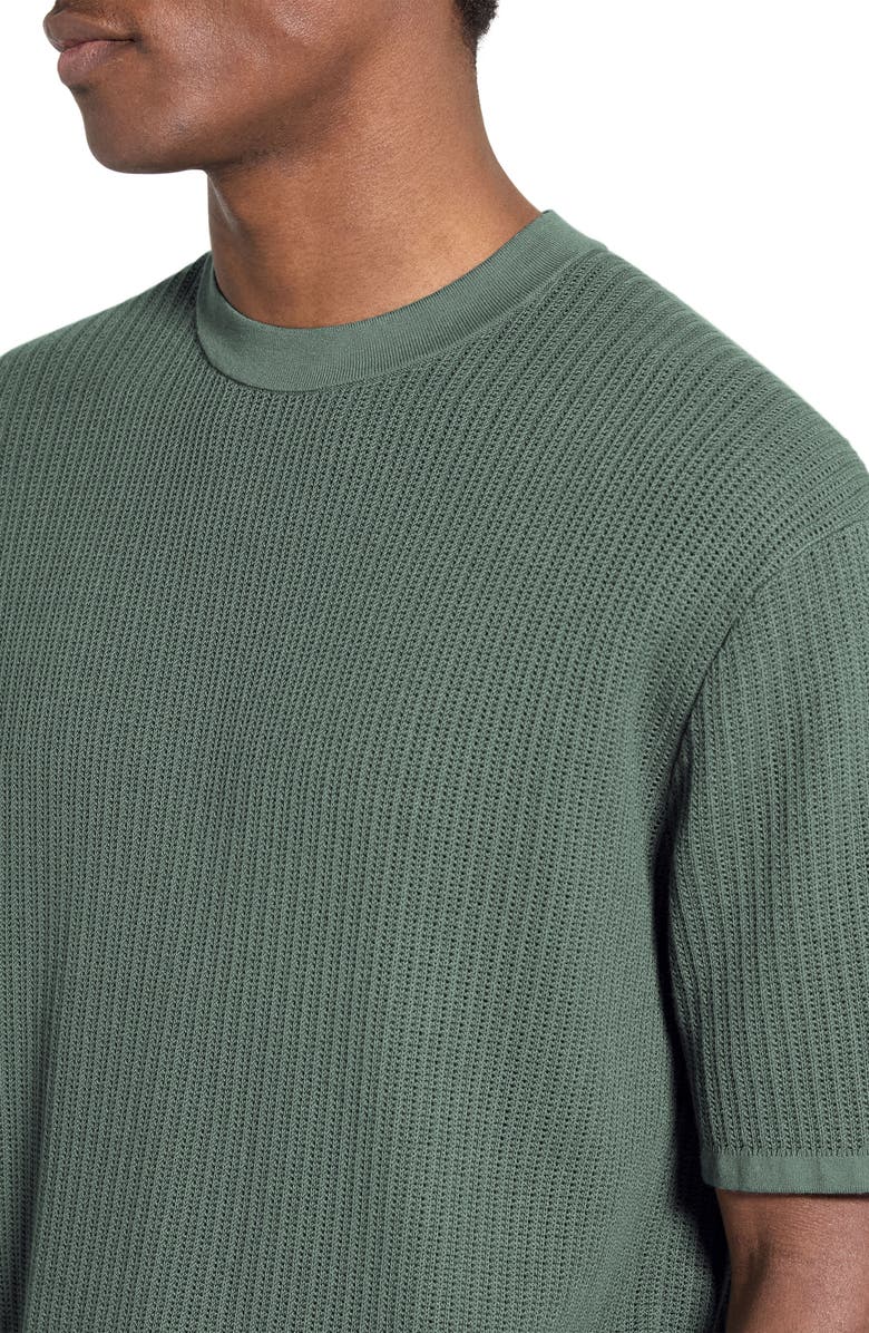 Theory Tactile Cotton Open Stitch T-Shirt, Alternate, color,