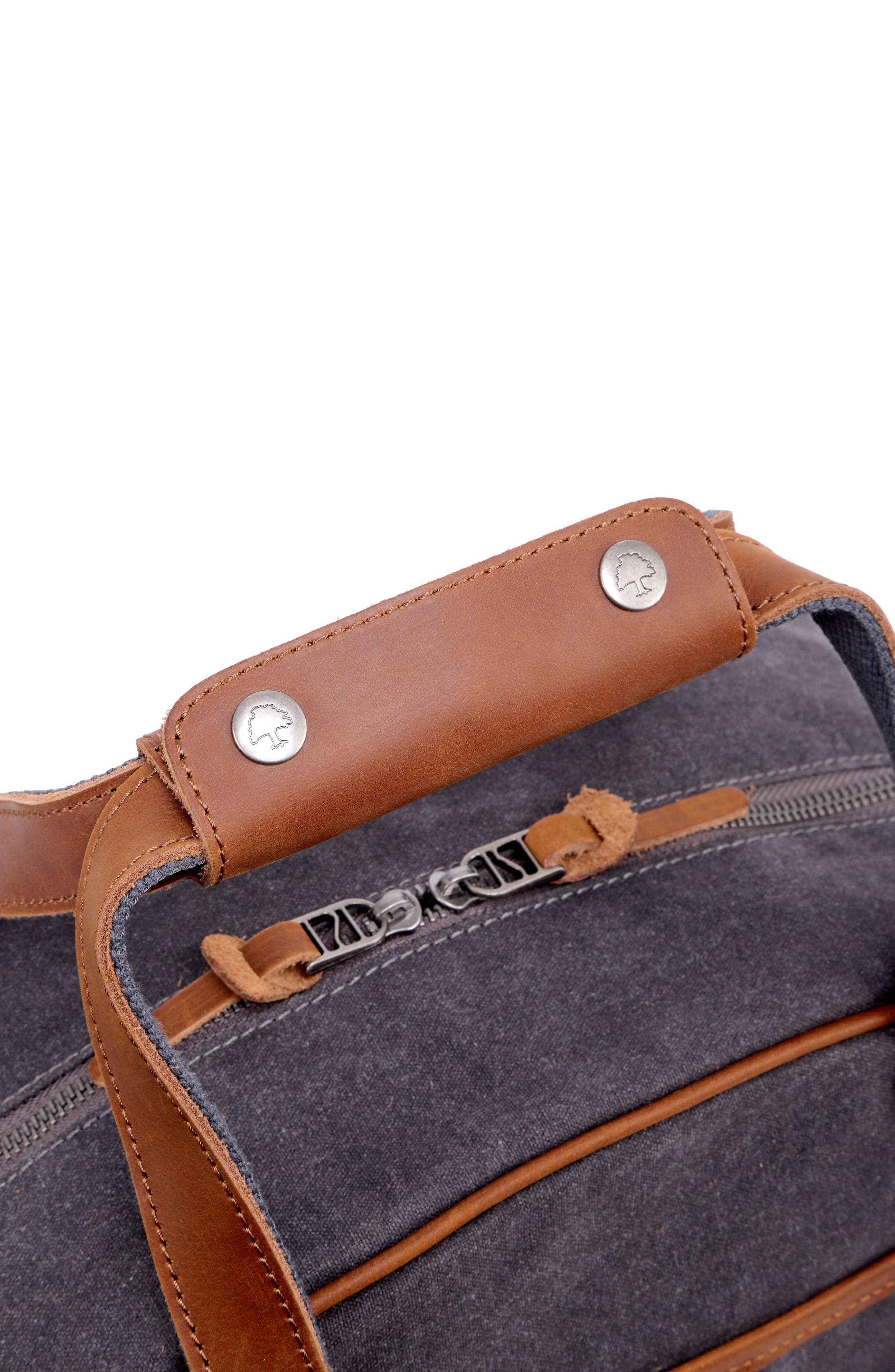 THE SAME DIRECTION Stone Creek Waxed Canvas Weekend Bag, Alternate, color, 