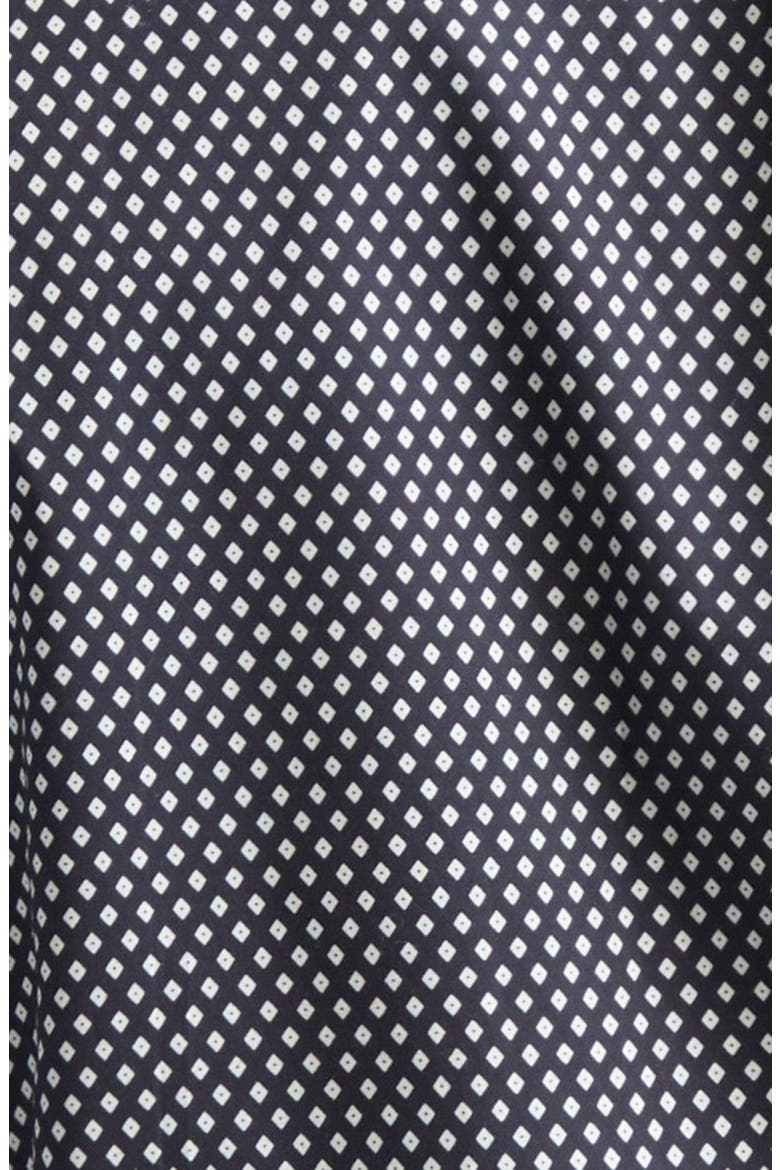 Diamond Print Classic Fit Button-Up Shirt, Alternate, color, BLACK/ WHITE