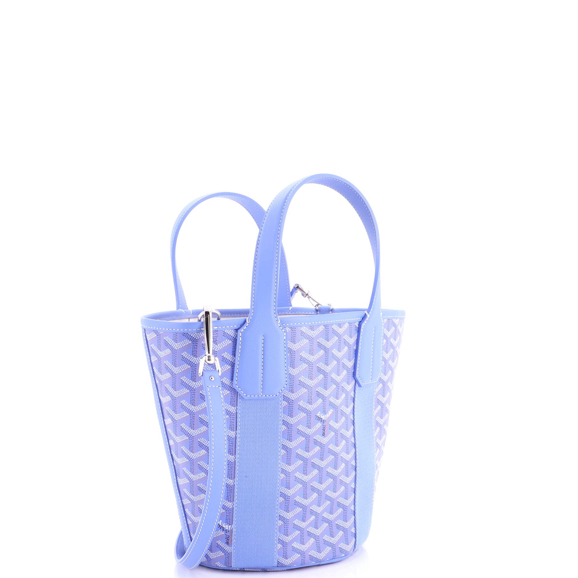 Belharra Tote Coated Canvas PM, Alternate, color, Blue
