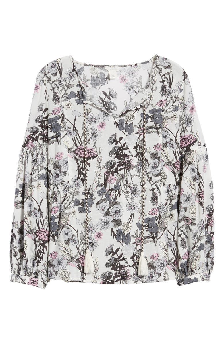 Caslon<sup>®</sup> Woven Print Top, Alternate, color, 