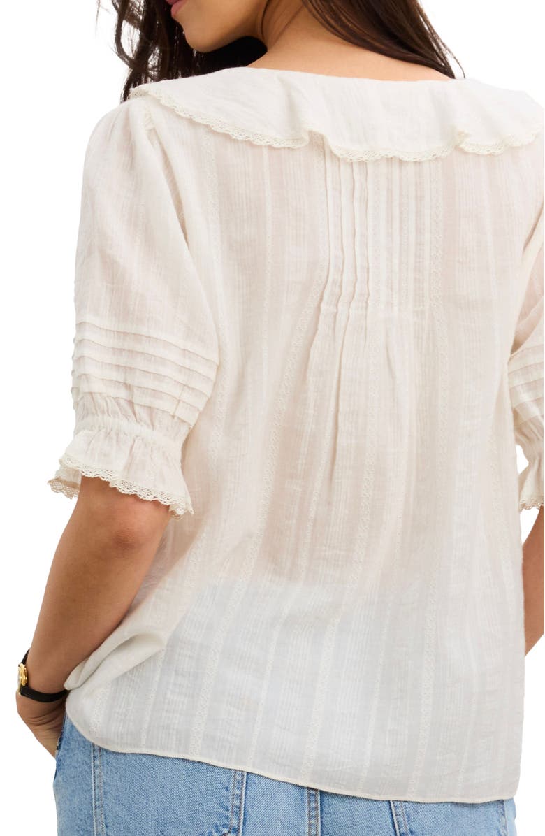 HATCH The Lou Lou Nursing Blouse, Alternate, color, Vanilla