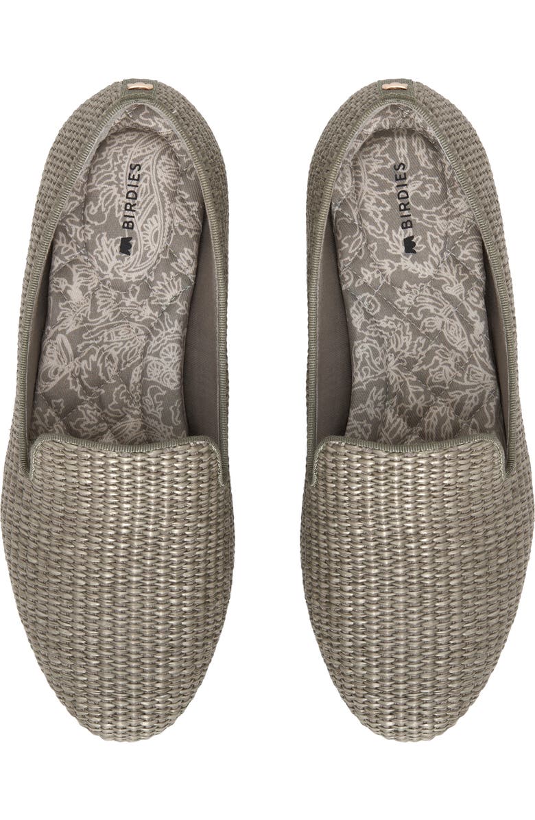 Birdies Starling Raffia Flat, Alternate, color,