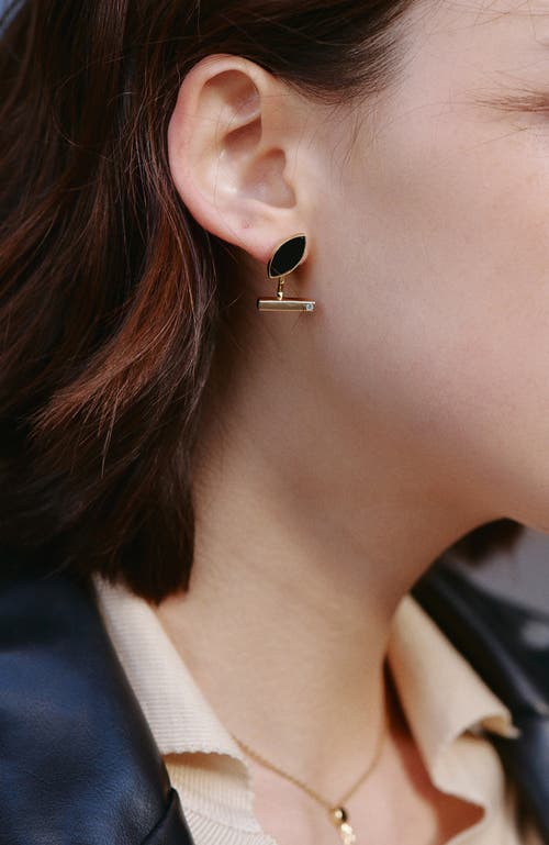 Rc Retro Chic Eyes Earrings In Black