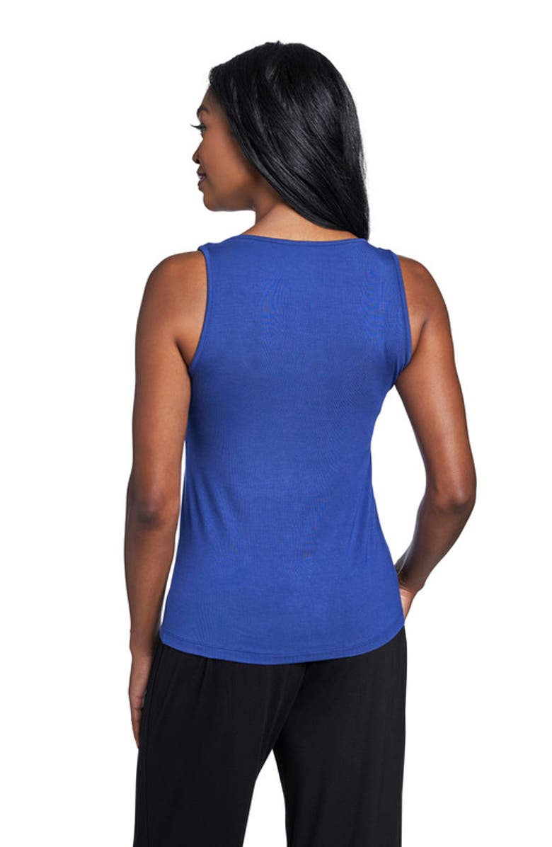 Everly Grey Kara During & After Maternity/Nursing Tank, Alternate, color, Denim Blue