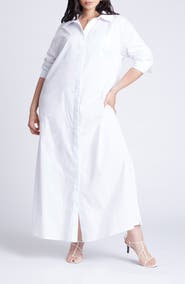ELOQUII Maxi Shirtdress