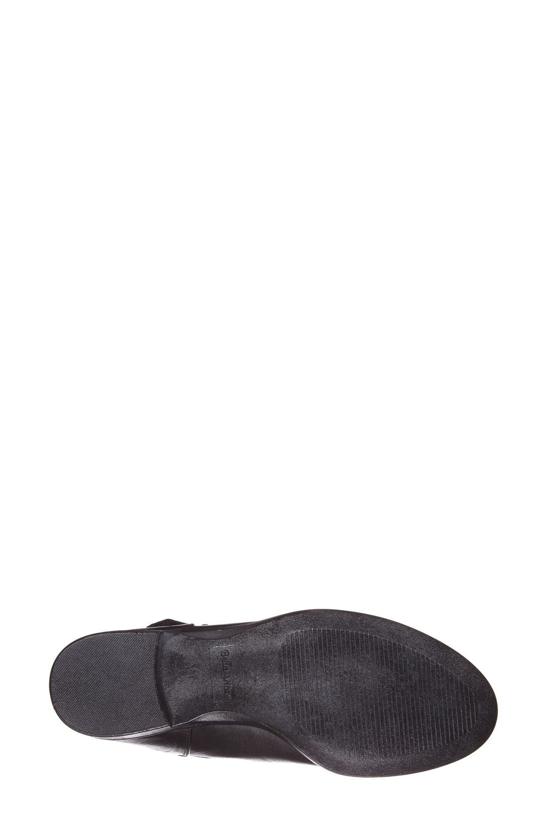 'Raine' Leather Bootie, Alternate, color, BLACK LEATHER