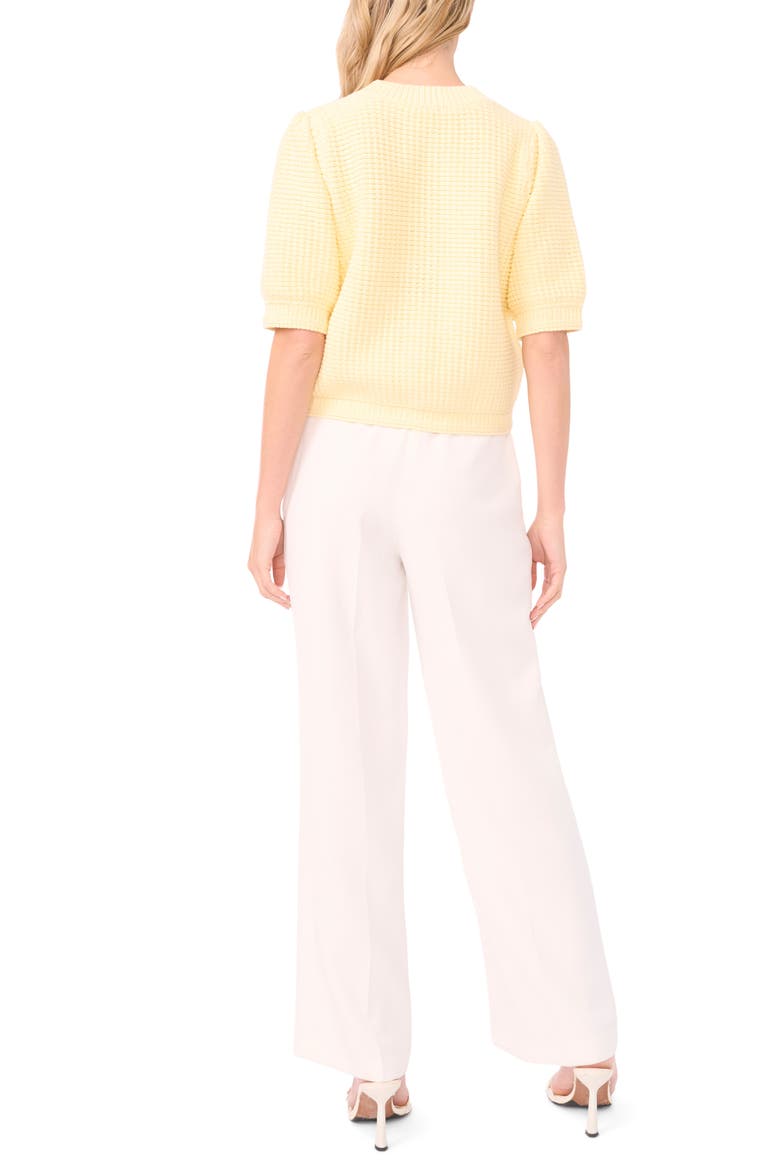 Button Up Sweater, Alternate, color, PASTEL YELLOW
