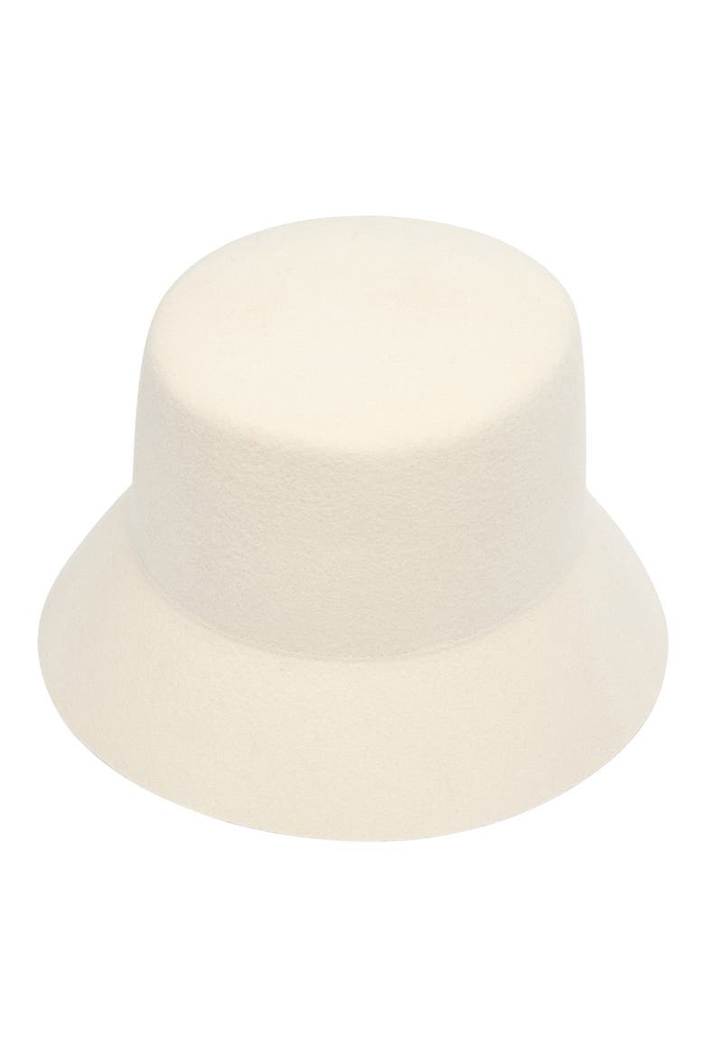 Wool Bucket Hat, Main, color, ECRU